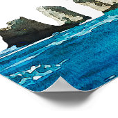 CABO MEXICOスカイラインデスティネーションウェディングウェルカム ポスター (角)