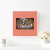 Cabo Rojo,プエルトリコ – ビーチアットジョユダ スクエア壁時計 (ホーム)