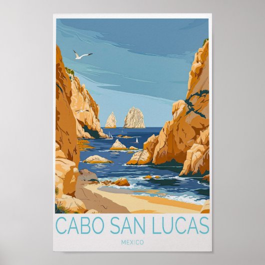 Cabo San Lucasのポスター、メキシコ旅行ウォールアート ポスター (正面)