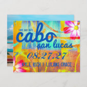 CABO SAN LUCASの保存日付の行先 セーブザデート (正面/裏面)