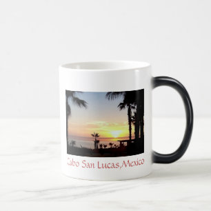Cabo San Lucasの日没のマグ モーフィングマグカップ