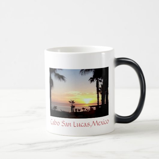 Cabo San Lucasの日没のマグ モーフィングマグカップ (右)