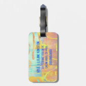 CABO SAN LUCASの荷物のラベル ラゲッジタグ (裏面縦)