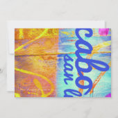 CABO SAN LUCASの行先の招待状 招待状 (裏面)