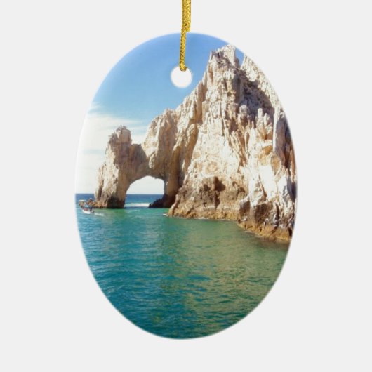 Cabo San Lucasメキシコ セラミックオーナメント (正面)