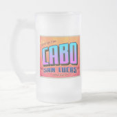 CABO SAN LUCAS フロストグラスビールジョッキ (左)