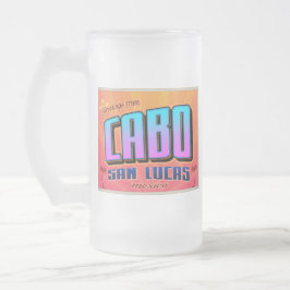 CABO SAN LUCAS フロストグラスビールジョッキ