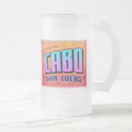 CABO SAN LUCAS フロストグラスビールジョッキ