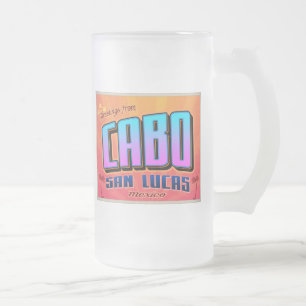 CABO SAN LUCAS フロストグラスビールジョッキ
