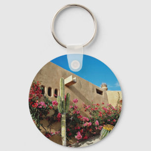 Cabo San Lucas、Baja、メキシコの花 キーホルダー