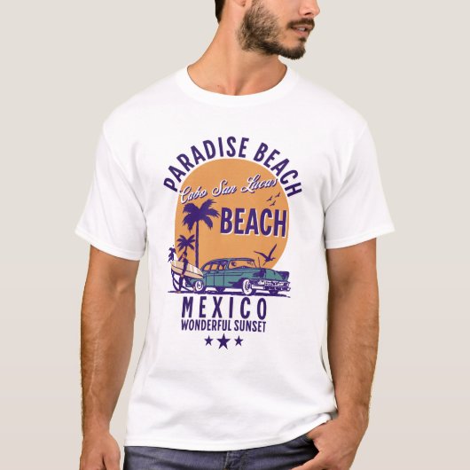 Cabo San Lucas Beach Mexico | Tropical Adventure Tシャツ (正面)