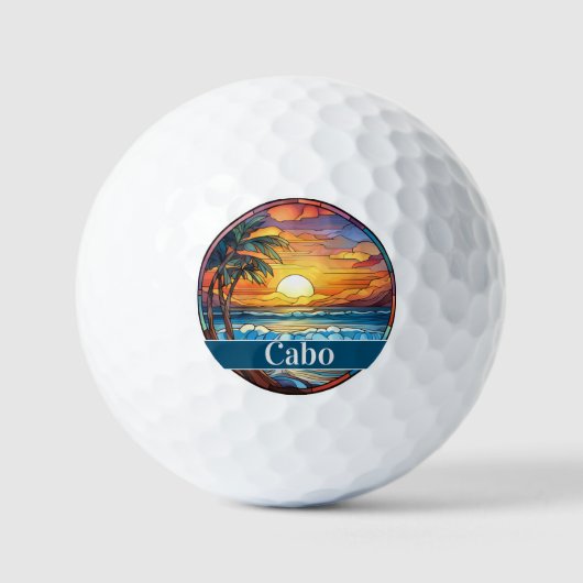 Cabo San Lucas Beach Vacation ゴルフボール (正面)