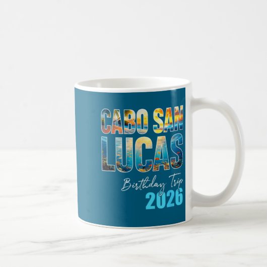 Cabo San Lucas Birthday Trip 2026 Vacation Party C コーヒーマグカップ (右)