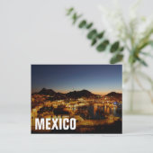 Cabo San Lucas Cityscape At Sunset, Mexico ポストカード (スタンド正面)