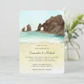 Cabo San Lucas | El Arco | Destination Wedding  招待状 (スタンド正面)
