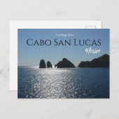 Cabo San Lucas Mexicoポストカードからの挨拶 ポストカード (正面/裏面)