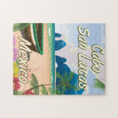 Cabo San Lucas Mexico旅行ポスター ジグソーパズル (横)