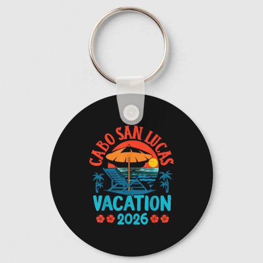 Cabo San Lucas Mexico 2026 Family Vacation Beach S キーホルダー (正面)