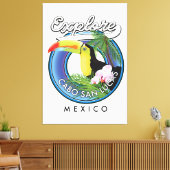 cabo san lucas mexico travel patchを探索する キャンバスプリント (インサイチュ (リビング))