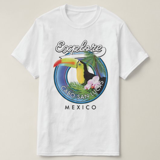 cabo san lucas mexico travel patchを探索する tシャツ (デザイン正面)