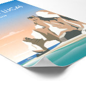 Cabo san lucas travel poster ポスター (角)