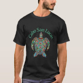 Cabo San Lucas Tribal Turtle Tシャツ (正面)