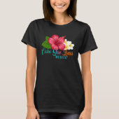 Cabo San Lucas Vacation Mexico Tropical Hibiscus F Tシャツ (正面)