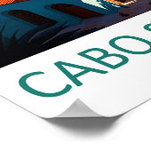 Cabo Sans Lucas Travel Print Wall Art Cabo Sans Lu ポスター (角)