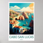 Cabo Sans Lucas Travel Print Wall Art Cabo Sans Lu ポスター (正面)