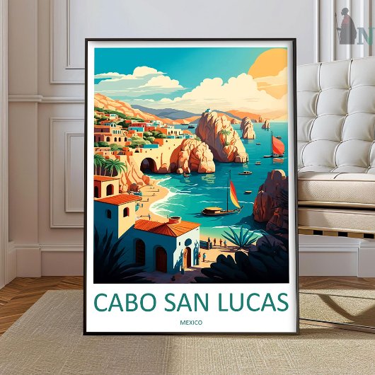 Cabo Sans Lucas Travel Print Wall Art Cabo Sans Lu ポスター