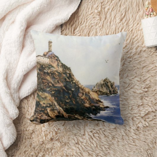 Cabo Vilano (Camariñas. A Coruña) クッション (ブランケット)