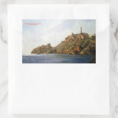 Cabo Vilano (Camariñas. A Coruña) 長方形シール (バッグ)