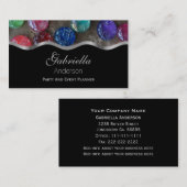 Cabochoneは宝石の名刺に玉を付けます 名刺 (正面/裏面)