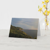 Cabotの有名な道 カード (黄色い花)