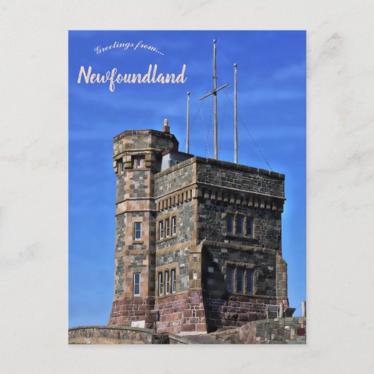 Cabot Tower Newfoundland Canada ポストカード (正面)