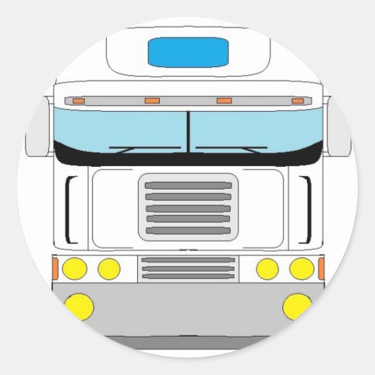 caboverのステッカー ラウンドシール (正面)