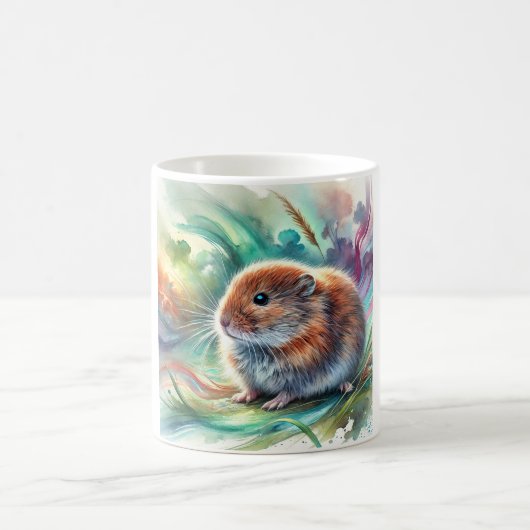 Cabrera vole 081024AREF136 - Watercolor コーヒーマグカップ (中央)