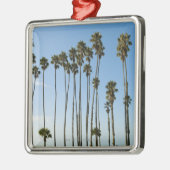 Cabrilloの道、サンタ・バーバラ、カリフォルニア メタルオーナメント (左)