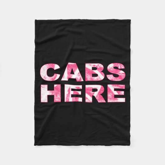 Cabs Here Gym Tan Laundry New Jersey Gtl Garden  フリースブランケット (正面)