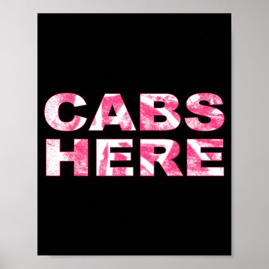 Cabs Here Gym Tan Laundry New Jersey Gtl Garden  ポスター (正面)