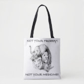 CACH及びないあなたのトロフィ; 倍はトートバック味方しました トートバッグ (正面)