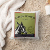 Cachasa Donkey Headラベル クッション (ブランケット)
