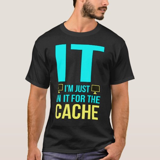 Cache Computer Tech Programmer Gに参加している Tシャツ (正面)