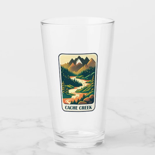 Cache Creekカリフォルニアカラー タンブラーグラス (正面)