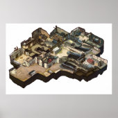 Cache Isometric CSGO Map ポスター (正面)