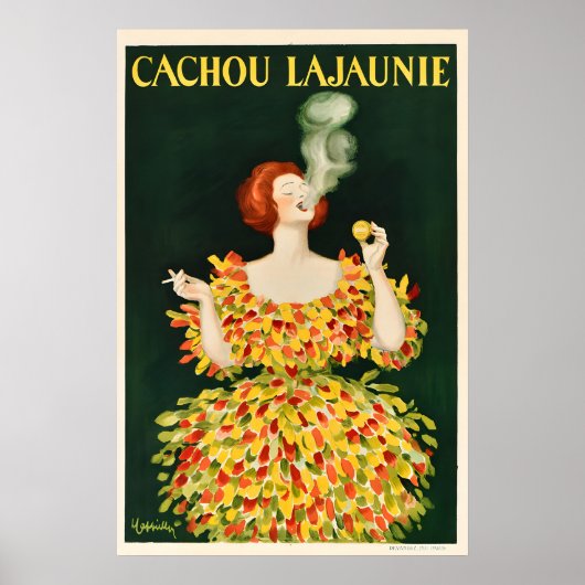 Cachou Lajaunie - Vintage Poster - Cappiello ポスター (正面)