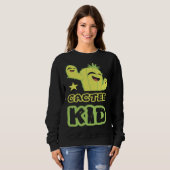 Cactee Kid Pot Gardening Succulent Plant Garden Vi スウェットシャツ (正面フル)