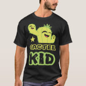 Cactee Kid Pot Gardening Succulent Plant Garden Vi Tシャツ (正面)
