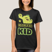 Cactee Kid Pot Gardening Succulent Plant Garden Vi Tシャツ (正面)