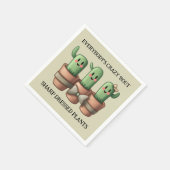 Cactiおもしろい誰もが熱狂する'Bout Sharp ... スタンダードカクテルナプキン (角)